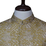 Greenish Gold Sequence Waistcoat