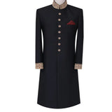 Nero Hand Embellishment Decent Sherwani