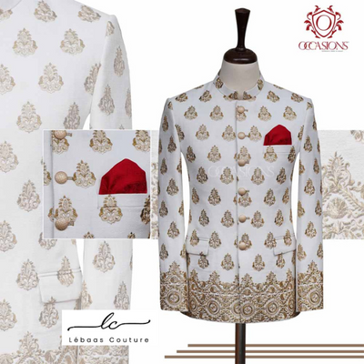 White And Golden Prince Coat