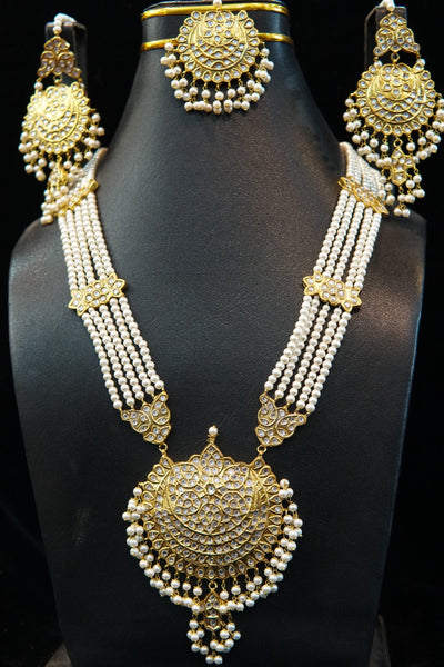 Rani haar set thapa kundan gold plated